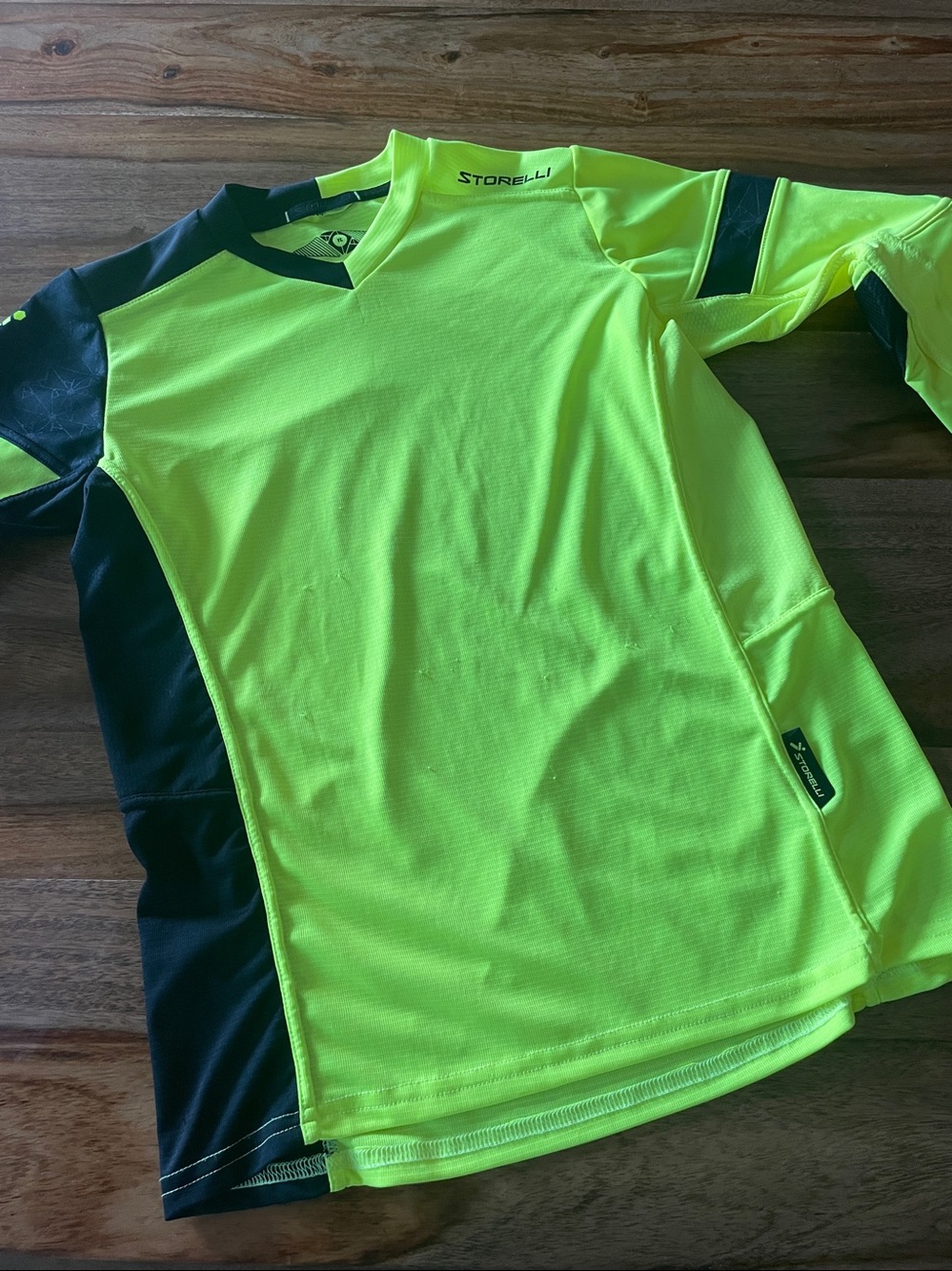 High-Visibility Neon Yellow Goal Keeper Long Sleeve Top